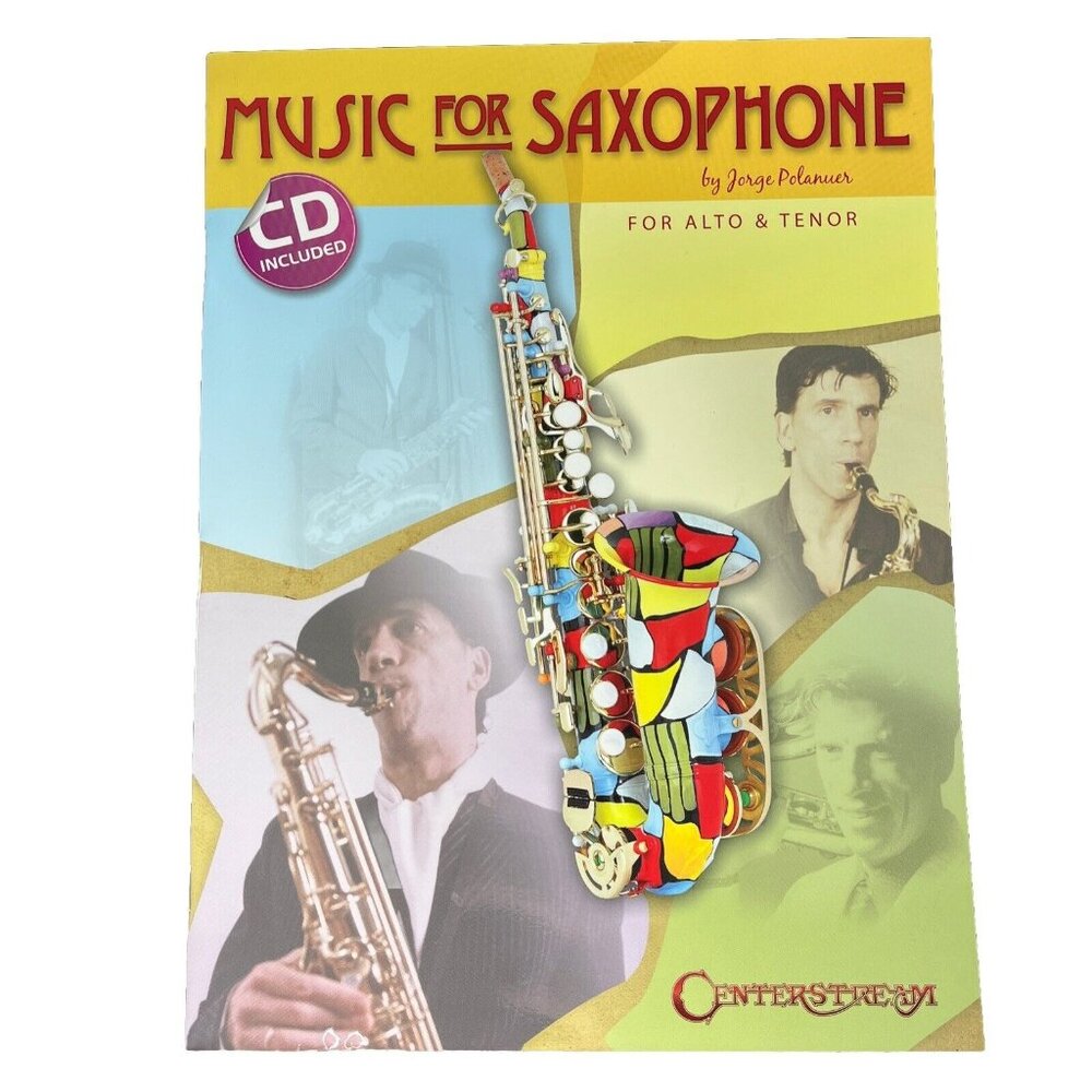 Music for Saxophone Alto & Tenor By Jorge Polanuer W/CD Hal Leonard